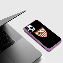 Чехол iPhone 11 Pro матовый Seliva sport fc, цвет: 3D-фиолетовый — фото 2