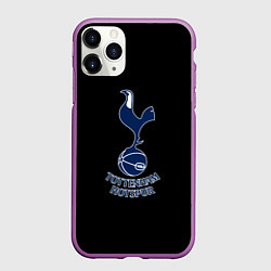 Чехол iPhone 11 Pro матовый Тоттенхэм футбольный клуб, цвет: 3D-фиолетовый