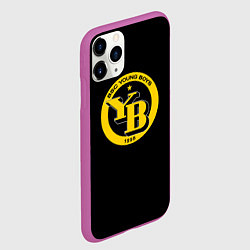 Чехол iPhone 11 Pro матовый Young Boys футбольный клуб, цвет: 3D-фиолетовый — фото 2
