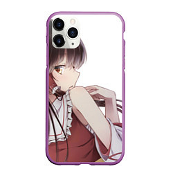 Чехол iPhone 11 Pro матовый Touhou Project Рейму Cute