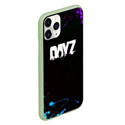 Чехол iPhone 11 Pro матовый Dayz неоновые краски, цвет: 3D-салатовый — фото 2