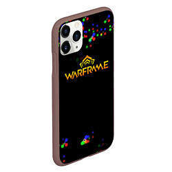 Чехол iPhone 11 Pro матовый Warframe текстура блеск, цвет: 3D-коричневый — фото 2