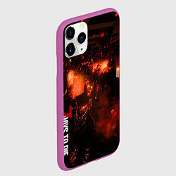 Чехол iPhone 11 Pro матовый Last Hope P4, цвет: 3D-фиолетовый — фото 2