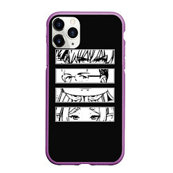 Чехол iPhone 11 Pro матовый Взгляд героев - Фрирен, цвет: 3D-фиолетовый