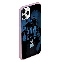 Чехол iPhone 11 Pro матовый Song Jin-Woo and Igris, цвет: 3D-розовый — фото 2