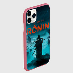 Чехол iPhone 11 Pro матовый Ронин rise of the ronin, цвет: 3D-малиновый — фото 2