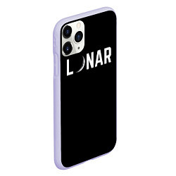 Чехол iPhone 11 Pro матовый Lunar, цвет: 3D-светло-сиреневый — фото 2