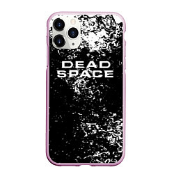 Чехол iPhone 11 Pro матовый Мёртвый космос брызги красок, цвет: 3D-розовый