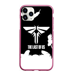 Чехол iPhone 11 Pro матовый The Last of Us цикады перо, цвет: 3D-малиновый