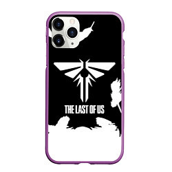 Чехол iPhone 11 Pro матовый The Last of Us цикады перо, цвет: 3D-фиолетовый