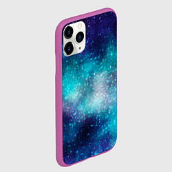 Чехол iPhone 11 Pro матовый Космические туманности, цвет: 3D-фиолетовый — фото 2