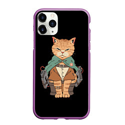 Чехол iPhone 11 Pro матовый Anime cat