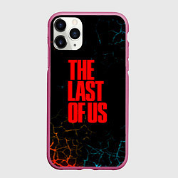 Чехол iPhone 11 Pro матовый Одни из нас текстура зомби, цвет: 3D-малиновый