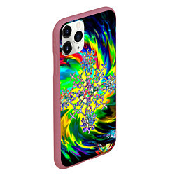 Чехол iPhone 11 Pro матовый Став обнуление негатива, цвет: 3D-малиновый — фото 2