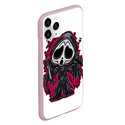 Чехол iPhone 11 Pro матовый Scream мульт, цвет: 3D-розовый — фото 2