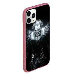 Чехол iPhone 11 Pro матовый Ryuk - Тетрадь смерти, цвет: 3D-малиновый — фото 2