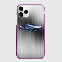 Чехол iPhone 11 Pro матовый Mercedes-benz AVTR, цвет: 3D-фиолетовый