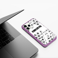 Чехол iPhone 11 Pro матовый Farcry 6 символика из игры, цвет: 3D-фиолетовый — фото 2