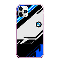Чехол iPhone 11 Pro матовый BMW спортивная геометрия