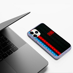 Чехол iPhone 11 Pro матовый ПАБГ игровая коллекция, цвет: 3D-светло-сиреневый — фото 2