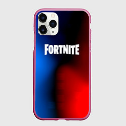 Чехол iPhone 11 Pro матовый Fortnite game gradient