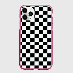 Чехол iPhone 11 Pro матовый Шахматный паттерн доска