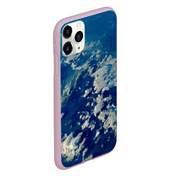 Чехол iPhone 11 Pro матовый Небо Земли - star dust, цвет: 3D-розовый — фото 2
