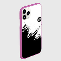 Чехол iPhone 11 Pro матовый Borussia sport краски, цвет: 3D-фиолетовый — фото 2
