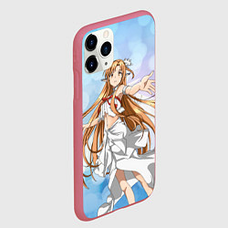 Чехол iPhone 11 Pro матовый Асуна Юки из Мастеров меча онлайн, цвет: 3D-малиновый — фото 2