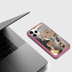 Чехол iPhone 11 Pro матовый Sousou no Frieren, цвет: 3D-малиновый — фото 2