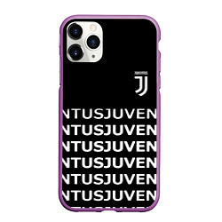 Чехол iPhone 11 Pro матовый Juventus pattern fc club steel