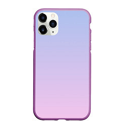 Чехол iPhone 11 Pro матовый Градиент лавандовый