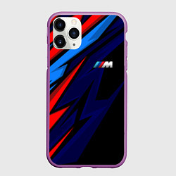 Чехол iPhone 11 Pro матовый M power - цвета бмв, цвет: 3D-фиолетовый