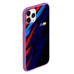 Чехол iPhone 11 Pro матовый M power - цвета бмв, цвет: 3D-фиолетовый — фото 2