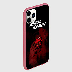 Чехол iPhone 11 Pro матовый Хитан - Ниндзя Камуи, цвет: 3D-малиновый — фото 2