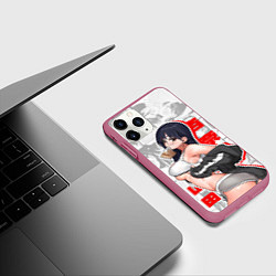 Чехол iPhone 11 Pro матовый Anna Yamada Bokuyaba, цвет: 3D-малиновый — фото 2