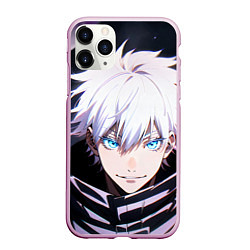 Чехол iPhone 11 Pro матовый Сатору Годзё Jujutsu Kaisen, цвет: 3D-розовый