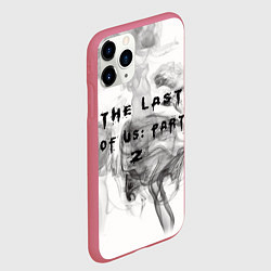 Чехол iPhone 11 Pro матовый The Last of Us цикады элли, цвет: 3D-малиновый — фото 2
