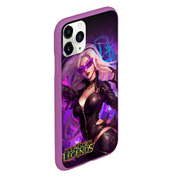 Чехол iPhone 11 Pro матовый League of Legends Kaisa Kda style, цвет: 3D-фиолетовый — фото 2