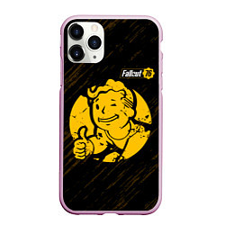 Чехол iPhone 11 Pro матовый Fallout фоллаут, цвет: 3D-розовый