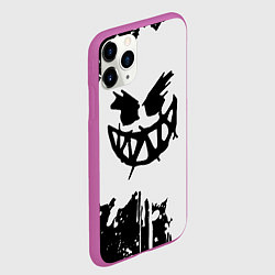 Чехол iPhone 11 Pro матовый Pyrokinesis Левый Баттл, цвет: 3D-фиолетовый — фото 2