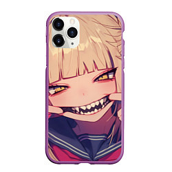 Чехол iPhone 11 Pro матовый Моя геройская академия Himiko Toga, цвет: 3D-фиолетовый