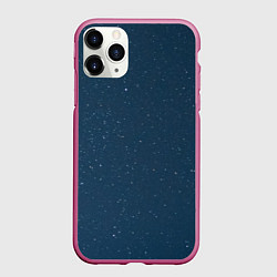 Чехол iPhone 11 Pro матовый Звездная россыпь, цвет: 3D-малиновый