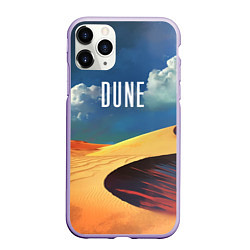 Чехол iPhone 11 Pro матовый Sands - Dune, цвет: 3D-светло-сиреневый
