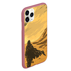 Чехол iPhone 11 Pro матовый Dune - The Traveler, цвет: 3D-малиновый — фото 2