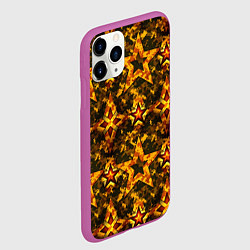Чехол iPhone 11 Pro матовый Огненные звезды 9 мая, цвет: 3D-фиолетовый — фото 2
