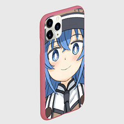 Чехол iPhone 11 Pro матовый Реинкарнация Безработного Roxy Megurdia smile, цвет: 3D-малиновый — фото 2