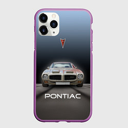 Чехол iPhone 11 Pro матовый Американский масл-кар Pontiac