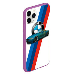 Чехол iPhone 11 Pro матовый Немецкий родстер BMW, цвет: 3D-фиолетовый — фото 2