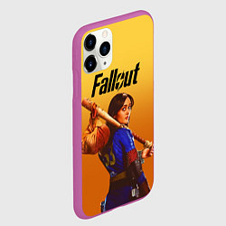 Чехол iPhone 11 Pro матовый Люси - Фаллаут, цвет: 3D-фиолетовый — фото 2